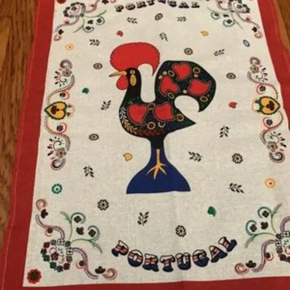 NEW Portuguese Rooster Tea Towel